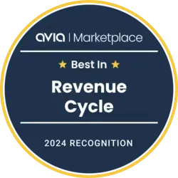 Avia Marketplace Badge for Best in Revenue Cycle